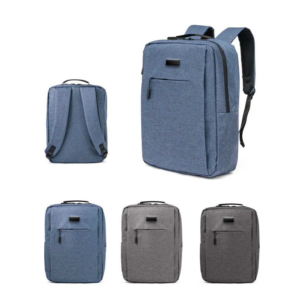 Mochila para notebook 15'6" em 300D de alta densidade com placa para personalização 15 L