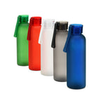 Squeeze esportiva em PET 100% reciclado, com acabamento fosco 600 mL
