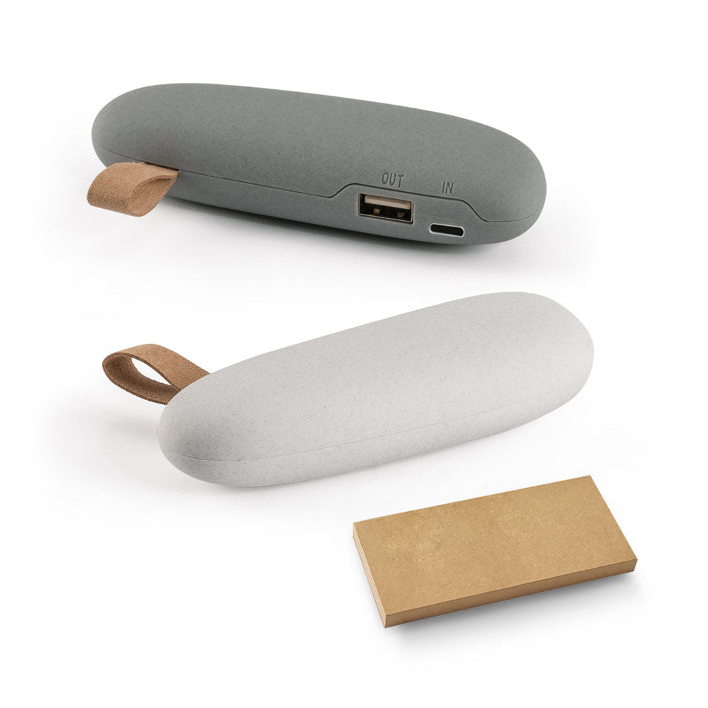 OMAR 2'0. Bateria portátil em ABS e bateria de lítio com capacidade de 2'000 mAh