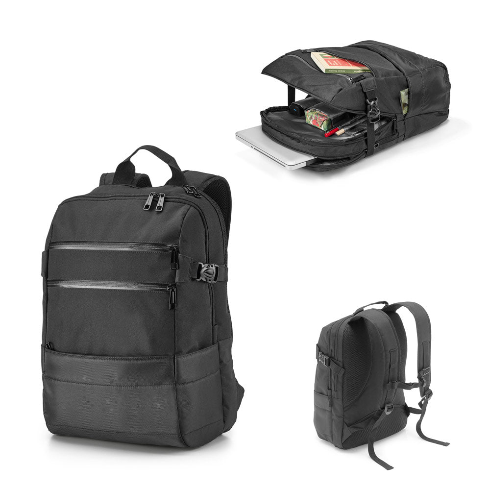 Mochila para notebook 15'6'' em 840D jacquard e 300D 25 L