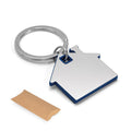Chaveiro casa em metal e ABS