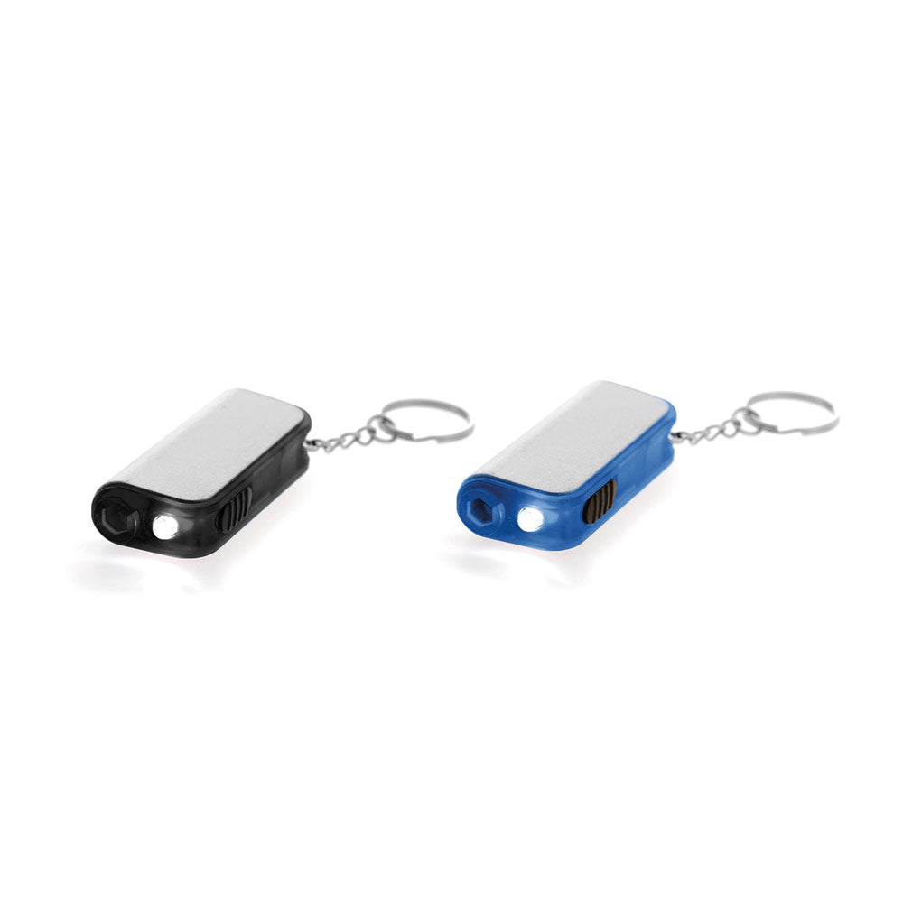 Chaveiro com lanterna LED e ferramenta