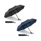 Guarda-chuva em Pongee 190T dobrável com abertura e fecho automático
